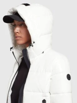 Khujo Vestes Dhiver Veste D’hiver Fala Femme Blanc -Khujo 497facebc6458641498cf3c8235aae54