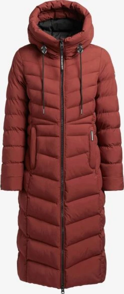 Khujo Manteaux Dhiver Manteau D’hiver Ingram Femme Rouge Rouille