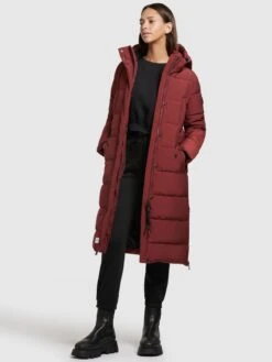 Khujo Manteaux Dhiver Manteau D’hiver Kleo Femme Rouge 15 Khujo Manteaux Dhiver Manteau D’hiver Kleo Femme Rouge -Khujo 50821a9e52e340a8a5247c7a12a928d1