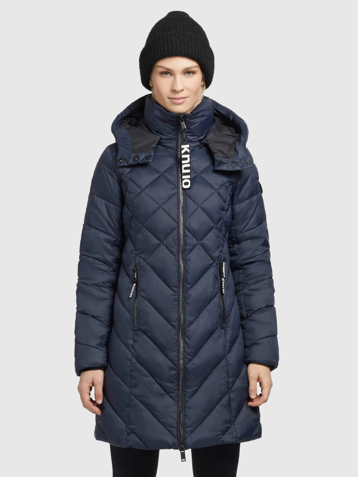 Khujo Manteaux De Mi-saison Manteau Mi-saison Aneth Femme Bleu Marine 4 Khujo Manteaux De Mi-saison Manteau Mi-saison Aneth Femme Bleu Marine – Image 2