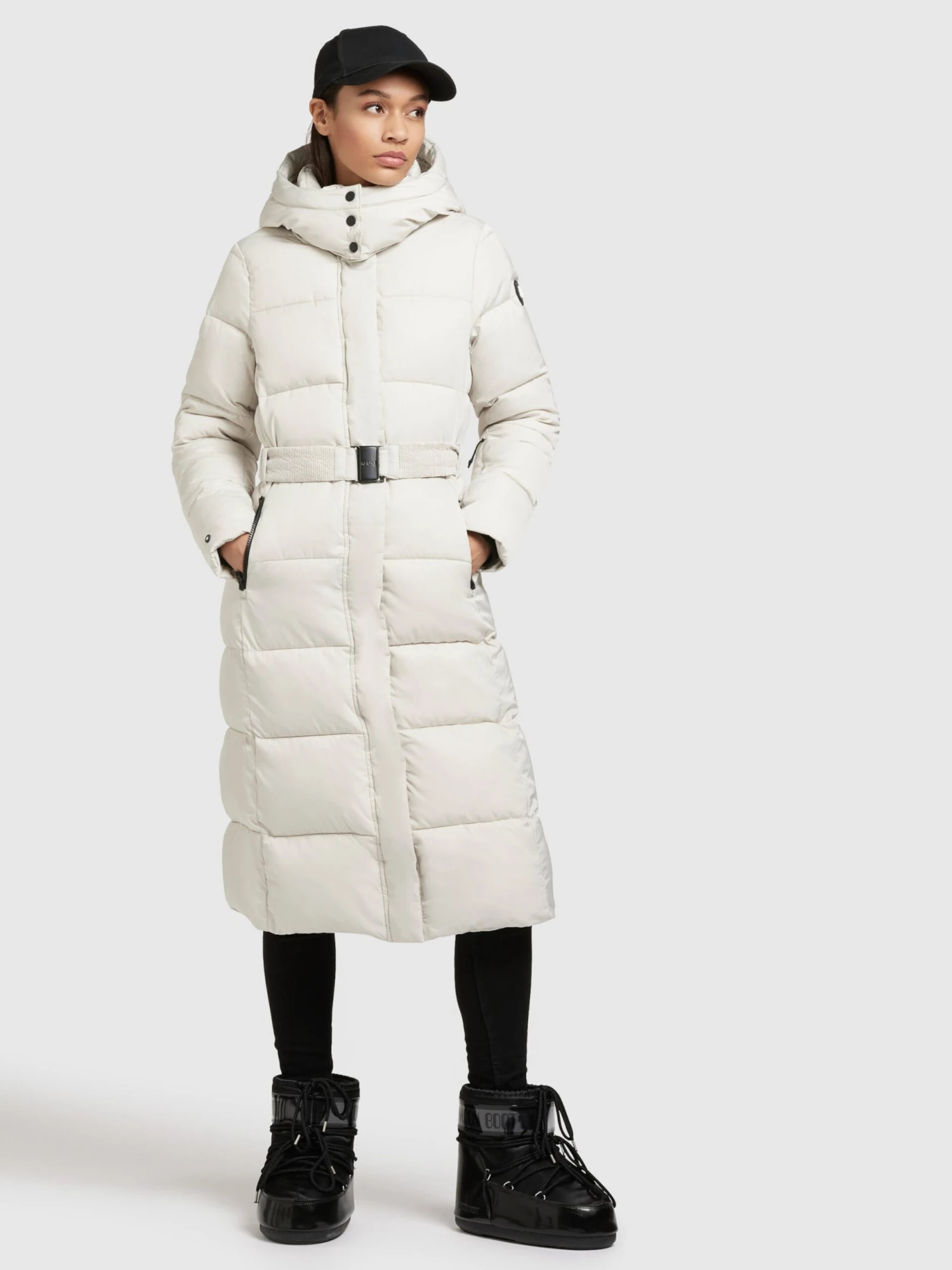 Khujo Manteaux Dhiver Manteau D’hiver Femme Blanc Cassé 4 Khujo Manteaux Dhiver Manteau D’hiver Femme Blanc Cassé – Image 2