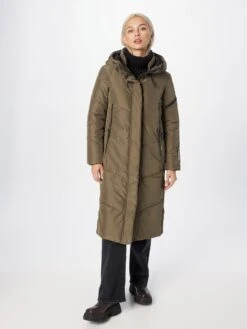 Khujo Manteaux Dhiver Manteau D’hiver Sonje 4 Femme Kaki -Khujo 601bf82eb835cf51d60c3fd011fac13c