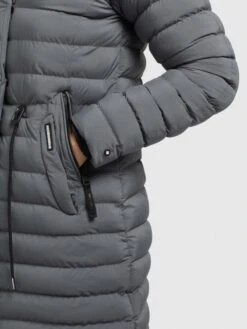 Khujo Manteaux Dhiver Manteau D’hiver Niana Femme Anthracite -Khujo 61ff8c0f1bae03ddd1b3bd3dbf9f7abb