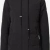 Khujo Manteaux Dhiver Manteau D’hiver Cloren Femme Noir