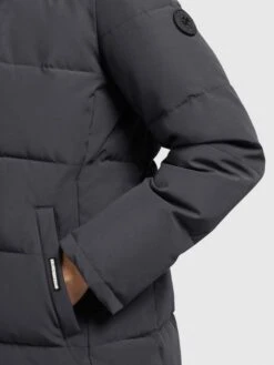 Khujo Manteaux Dhiver Manteau D’hiver Rugg Femme Graphite -Khujo 65c703f4344c997a5f280d42df9e6d3d