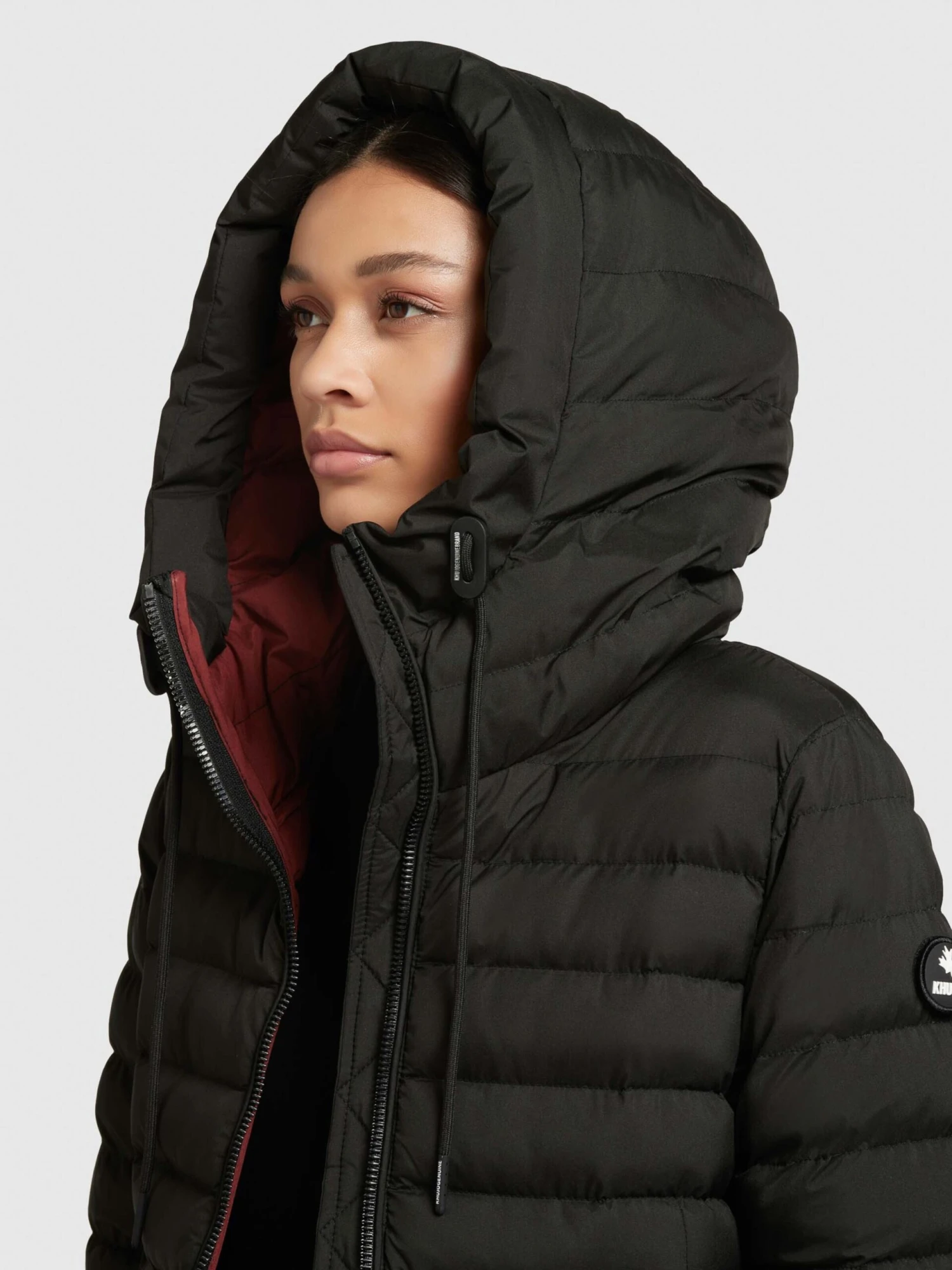 Khujo Vestes De Mi-saison Veste Mi-saison Lovina Femme Noir 9 Khujo Vestes De Mi-saison Veste Mi-saison Lovina Femme Noir – Image 7