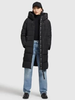Khujo Manteaux Dhiver Manteau D’hiver Jilias Femme Noir -Khujo 67a7bc96466cf06ef8189c8c32c0e297