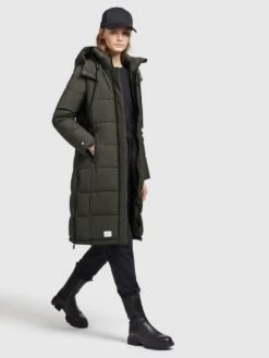 Khujo Manteaux Dhiver Manteau D’hiver Cliv Femme Vert Foncé -Khujo 6a7a7bdb4f8299176cd26a4ae57d1dc6