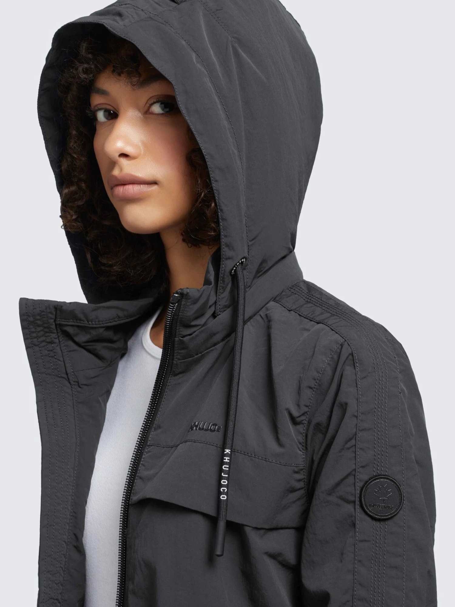 Khujo Manteaux De Mi-saison Manteau Mi-saison Voya3 Femme Noir 9 Khujo Manteaux De Mi-saison Manteau Mi-saison Voya3 Femme Noir – Image 7