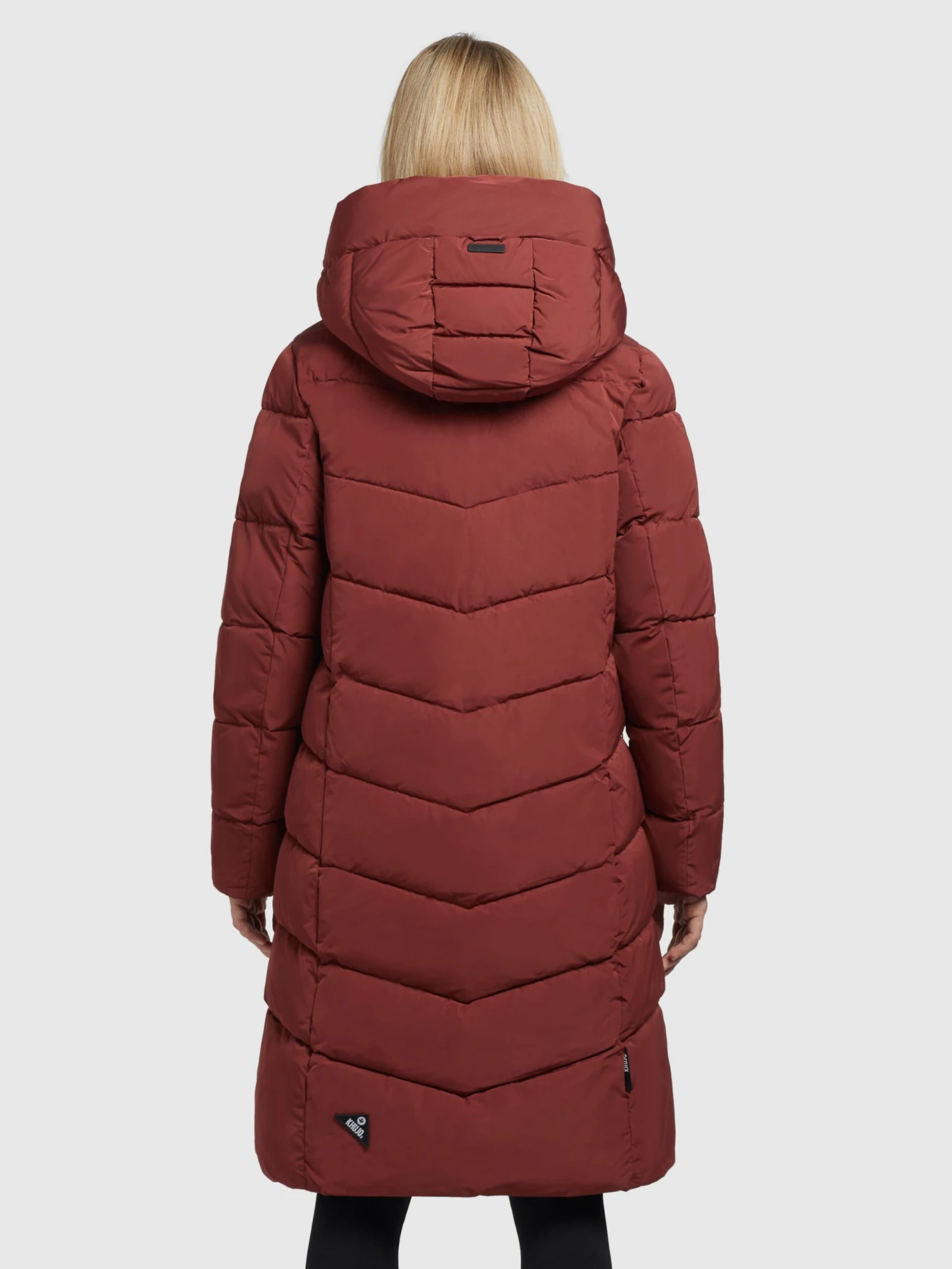 Khujo Manteaux De Mi-saison Manteau Mi-saison Klayd Femme Rouge Foncé 6 Khujo Manteaux De Mi-saison Manteau Mi-saison Klayd Femme Rouge Foncé – Image 4