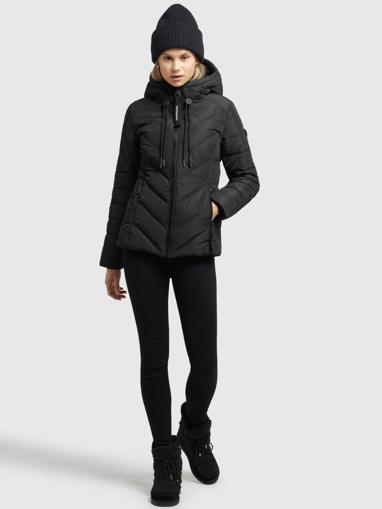 Khujo Vestes De Mi-saison Veste Mi-saison Stern Femme Noir 5 Khujo Vestes De Mi-saison Veste Mi-saison Stern Femme Noir – Image 3