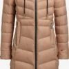 Khujo Manteaux Dhiver Manteau D’hiver Ingram 2 Femme Beige Foncé -Khujo 6f79be38693faca914b17d722d30ad60