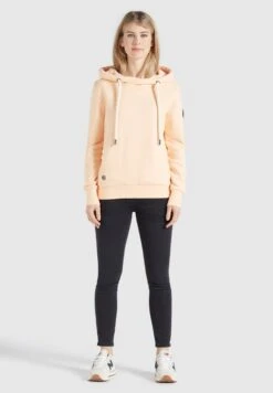 Khujo Sweats à Capuche Sweat-shirt Tesia Femme Pêche -Khujo 6f79f7b5d777854dd88a6d7fc5b49d6a