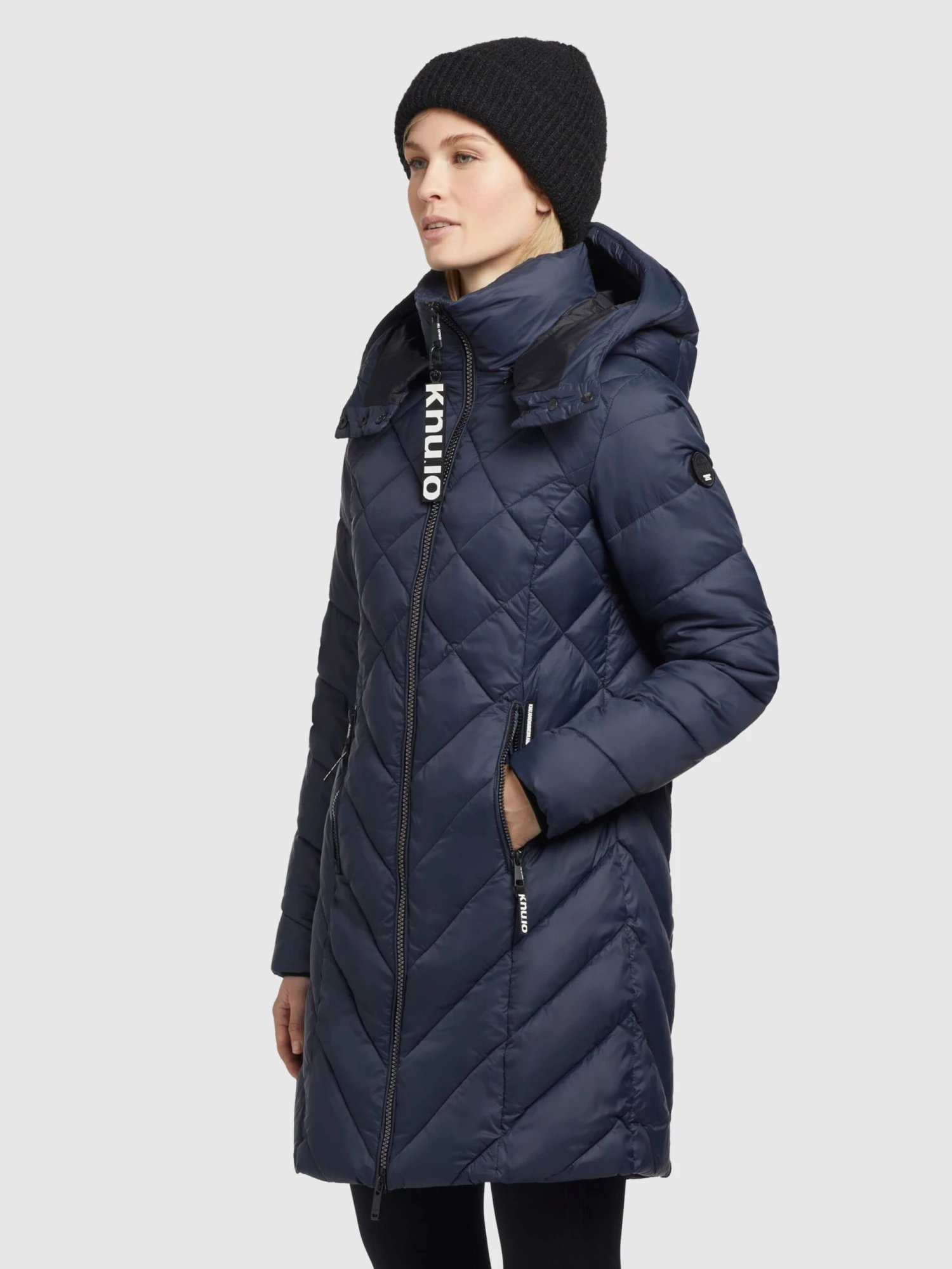 Khujo Manteaux De Mi-saison Manteau Mi-saison Aneth Femme Bleu Marine 7 Khujo Manteaux De Mi-saison Manteau Mi-saison Aneth Femme Bleu Marine – Image 5