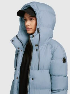 Khujo Manteaux Dhiver Manteau D’hiver Femme Bleu Clair -Khujo 759c8511e17d7431af65ddd2f3954594