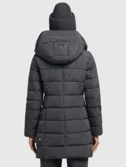 Khujo Manteaux Courts Manteau D’hiver Floyt Femme Gris Foncé -Khujo 78e62d706734a4873964f02700310daa