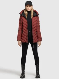 Khujo Vestes De Mi-saison Veste Mi-saison Noomi Femme Rouge Rouille 15 Khujo Vestes De Mi-saison Veste Mi-saison Noomi Femme Rouge Rouille -Khujo 7904dfb1cce1a3c1b11cef8ba2011bd0
