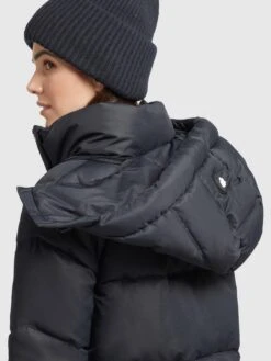 Khujo Vestes Dhiver Veste D’hiver Monty 2 Femme Bleu Nuit -Khujo 7a76ad406d49cf37059764ab375879a5