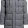 Khujo Manteaux Dhiver Manteau D’hiver Julina Femme Gris Foncé -Khujo 7d4d94d48e2632de1c7e10d816b59eb1