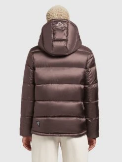 Khujo Vestes Dhiver Veste D’hiver Evona Femme Taupe -Khujo 7d891b4c49c17625af2e25f5772aa8ec