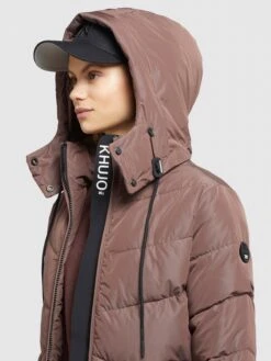 Khujo Manteaux Dhiver Manteau D’hiver Huba Femme Violet -Khujo 7e2c7d67445b10d9430904461fa7bc71