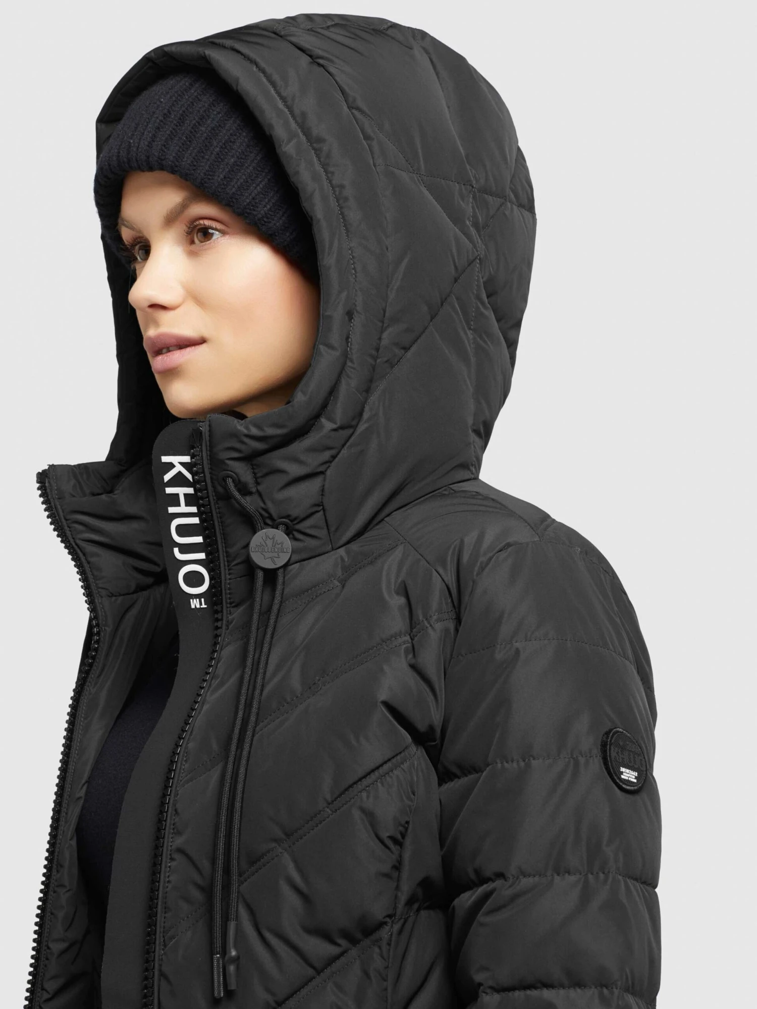 Khujo Vestes De Mi-saison Veste Mi-saison Stern Femme Noir 10 Khujo Vestes De Mi-saison Veste Mi-saison Stern Femme Noir – Image 8