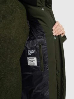 Khujo Manteaux Courts Manteau D’hiver Wente Femme Kaki -Khujo 819290cac883ce2d76f649dc542490c1