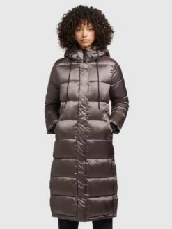 Khujo Manteaux Dhiver Manteau D’hiver Julina Femme Taupe -Khujo 825e21621f71d9ae1c14ec60c3ad545b