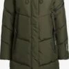 Khujo Manteaux Dhiver Manteau D’hiver SONJE4 Femme Vert Foncé