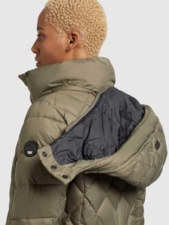 Khujo Manteaux De Mi-saison Manteau Mi-saison Aneth Femme Kaki -Khujo 87d98d5d907aa0d6fd206270f61f9b4a