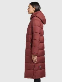 Khujo Manteaux Dhiver Manteau D’hiver Corinna Femme Rouge Rouille -Khujo 87f84765c774206d249ea4ef77b66917