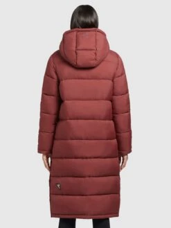 Khujo Manteaux Dhiver Manteau D’hiver Corinna Femme Rouge Rouille -Khujo 88fe69d32d5674bae92cfd96a45f7a5b