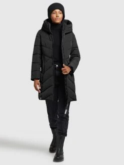 Khujo Manteaux Dhiver Manteau D’hiver Formin Femme Noir -Khujo 8bd0a2f80b076537c56c40b4aa7a31e0