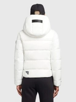 Khujo Vestes Dhiver Veste D’hiver Fala Femme Blanc -Khujo 8caaec43861ff8507ea2609ac50ebc14