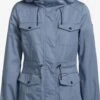 Khujo Parkas Parka Mi-saison ELST Femme Bleu -Khujo 8f231941a5ef4b251888508390b56ab2