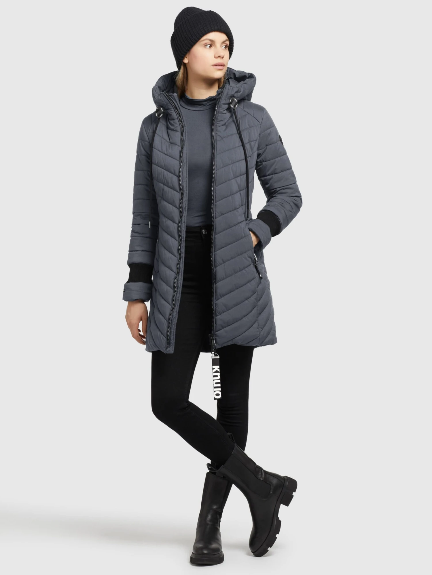 Khujo Manteaux Dhiver Manteau D’hiver Nita Femme Anthracite 8 Khujo Manteaux Dhiver Manteau D’hiver Nita Femme Anthracite – Image 6