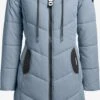Khujo Manteaux Dhiver Manteau D’hiver Aribay 3 Femme Bleu-gris -Khujo 9479e9fdc818fa0deb3b9a9b32f9f2a2