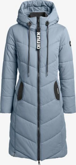 Khujo Manteaux Dhiver Manteau D’hiver Aribay 3 Femme Bleu-gris