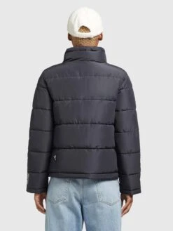 Khujo Vestes Dhiver Veste D’hiver Tuba 3 Femme Bleu Fumé -Khujo 94d264d74528af7c95953a252fa035c2