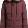 Khujo Manteaux Dhiver Manteau D’hiver Cloren Femme Rouge Foncé -Khujo 9711ee40d2cb200f9f3f1551567957ab