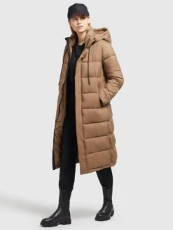 Khujo Manteaux Dhiver Manteau D’hiver Julina Femme Noisette -Khujo 999d073715cd7217fecac57c7e9c5865