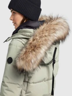 Khujo Manteaux Dhiver Manteau D’hiver Cloren Femme Menthe -Khujo 9c06cf5ab43fd746f6c09db5b9d20bce