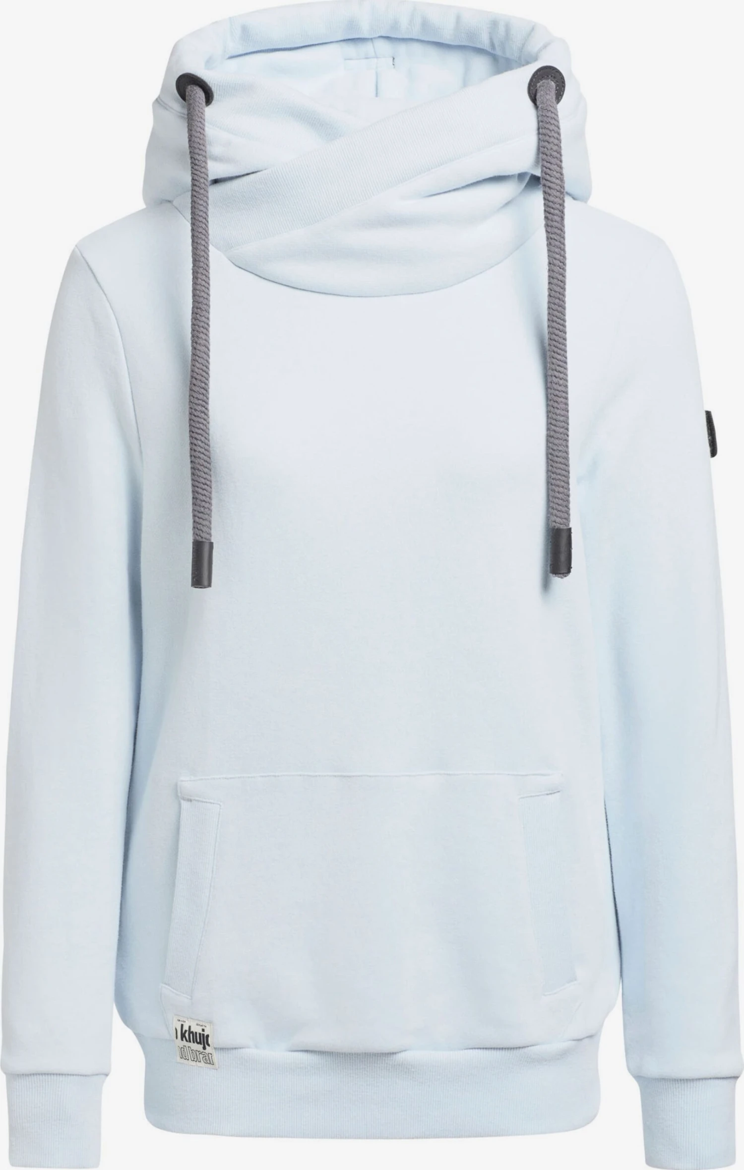 Khujo Sweats à Capuche Sweat-shirt Rhabea Femme Bleu Clair