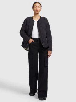 Khujo Vestes De Mi-saison Veste Mi-saison ALMA Femme Noir 12 Khujo Vestes De Mi-saison Veste Mi-saison ALMA Femme Noir -Khujo 9df471971768f3370a5137b73249a5f8