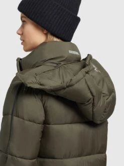 Khujo Manteaux Dhiver Manteau D’hiver Julina Femme Kaki -Khujo 9ede68e07f08599f7dd7632ed1a19b56