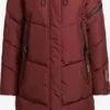 Khujo Manteaux Dhiver Manteau D’hiver SONJE4 Femme Rouge Rouille