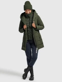 Khujo Manteaux Courts Manteau D’hiver Floyt Femme Olive 15 Khujo Manteaux Courts Manteau D’hiver Floyt Femme Olive -Khujo a0a3e12ce4c97ab07354a795b563566a