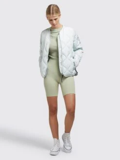 Khujo Vestes De Mi-saison Veste Mi-saison Alma Femme Vert Clair -Khujo a1084b4ffa83bc169898a441e12836eb