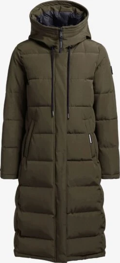 Khujo Manteaux Dhiver Manteau D’hiver Rugg Femme Olive