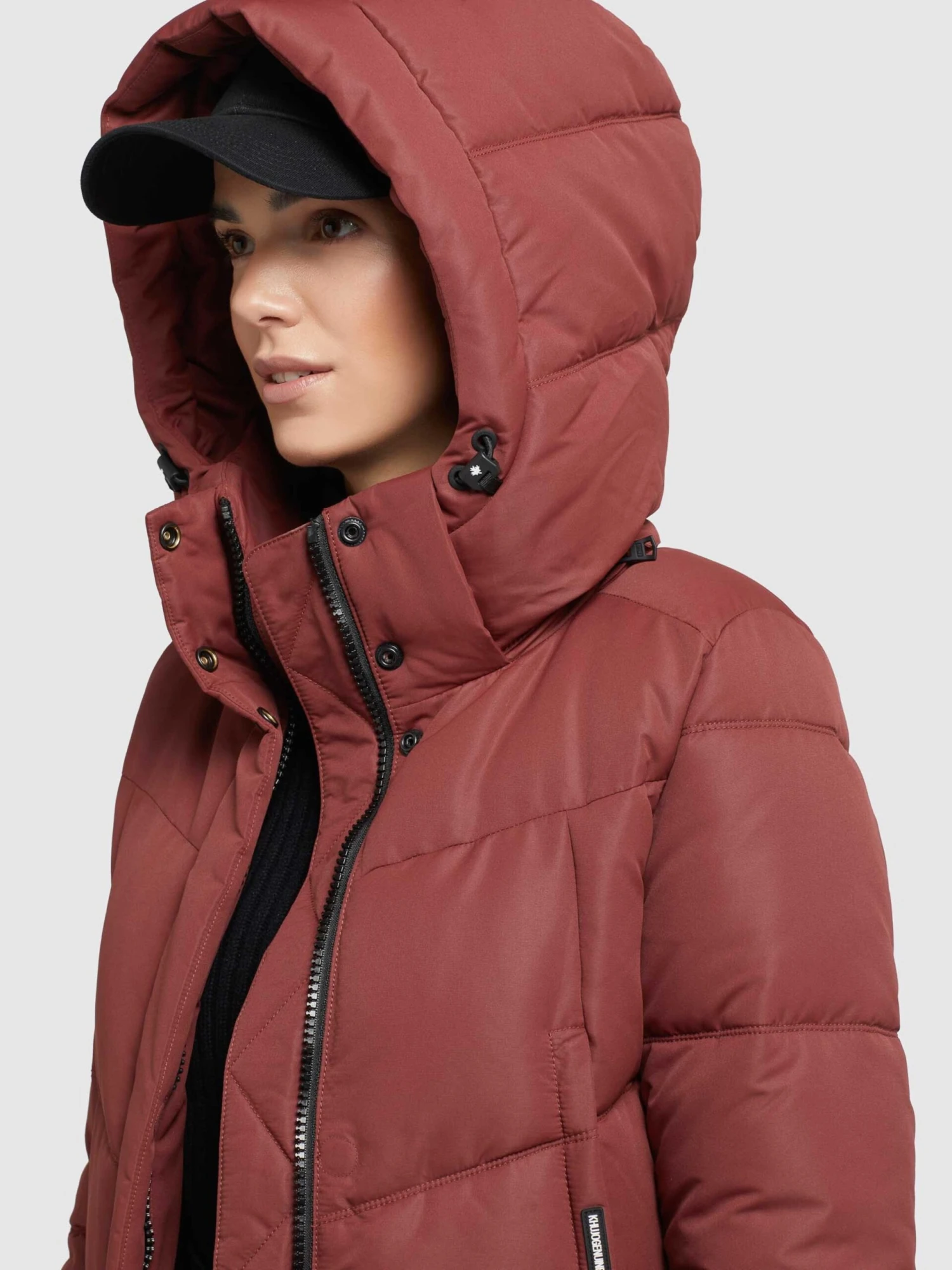 Khujo Manteaux Dhiver Manteau D’hiver Limetta Femme Rouge Rouille 8 Khujo Manteaux Dhiver Manteau D’hiver Limetta Femme Rouge Rouille – Image 6